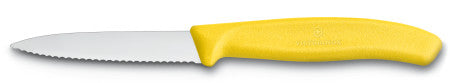 Victorinox gekarteld schilmes geel