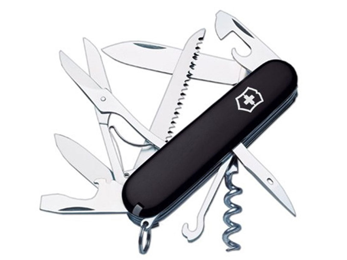 Victorinox Huntsman Zakmes zwart 15 functies