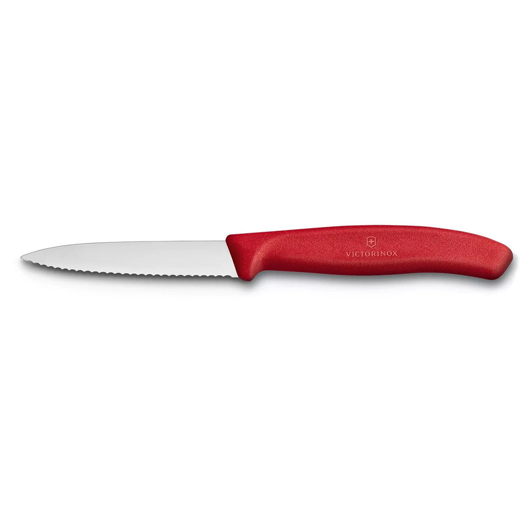 Victorinox gekarteld schilmes 8 cm RVS 2 stuks