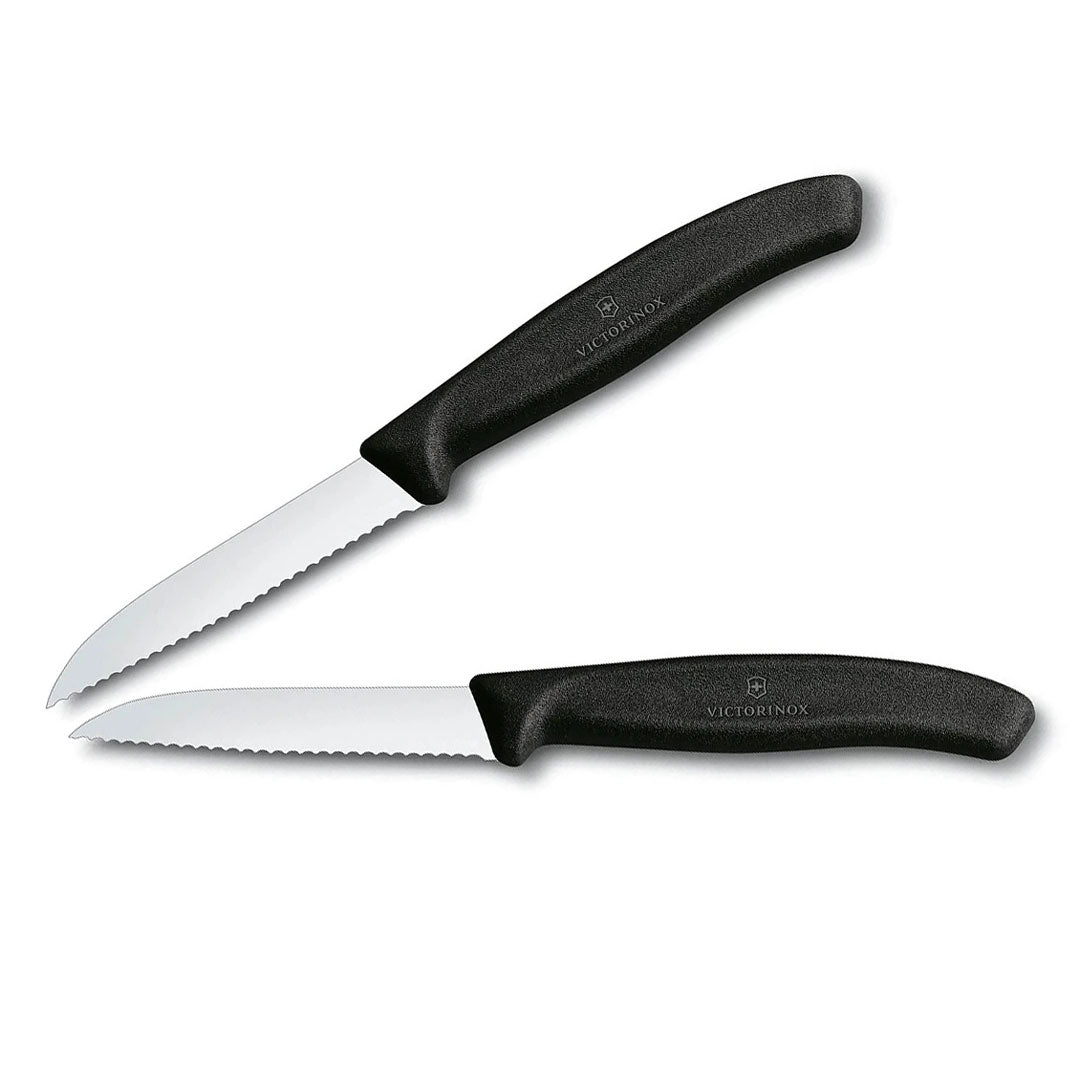 victorinox schilmessen zwart 8 cm recht kartel rvs