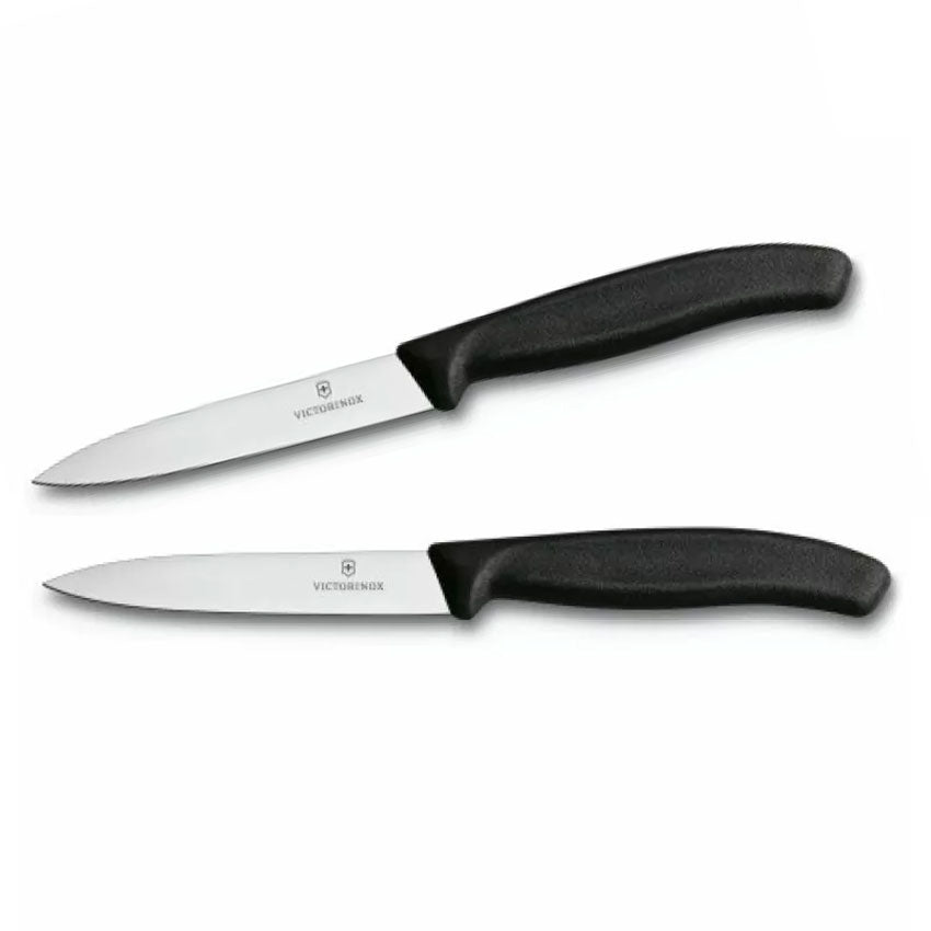 Victorinox Schilmes Zwart 8 cm RVS glad 2 stuks