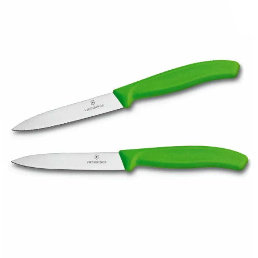 Victorinox Schilmes Groen 8 cm RVS glad 2 stuks