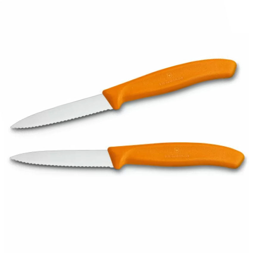 Victorinox Schilmes Oranje 8 cm RVS kartel 2 stuks