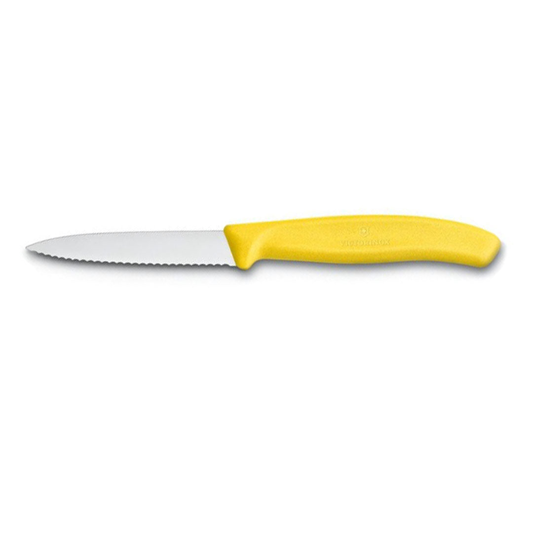 Victorinox Schilmes 8 cm RVS kartel set van 6 verschillende kleuren (zwart, rood, geel, oranje, roze, groen)