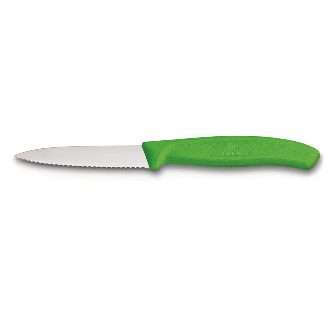 Victorinox Schilmes 8 cm RVS kartel set van 6 verschillende kleuren (zwart, rood, geel, oranje, roze, groen)