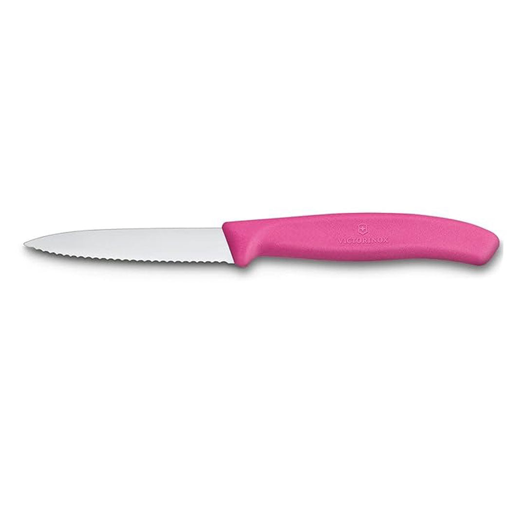 Victorinox Schilmes 8 cm RVS kartel set van 6 verschillende kleuren (zwart, rood, geel, oranje, roze, groen)