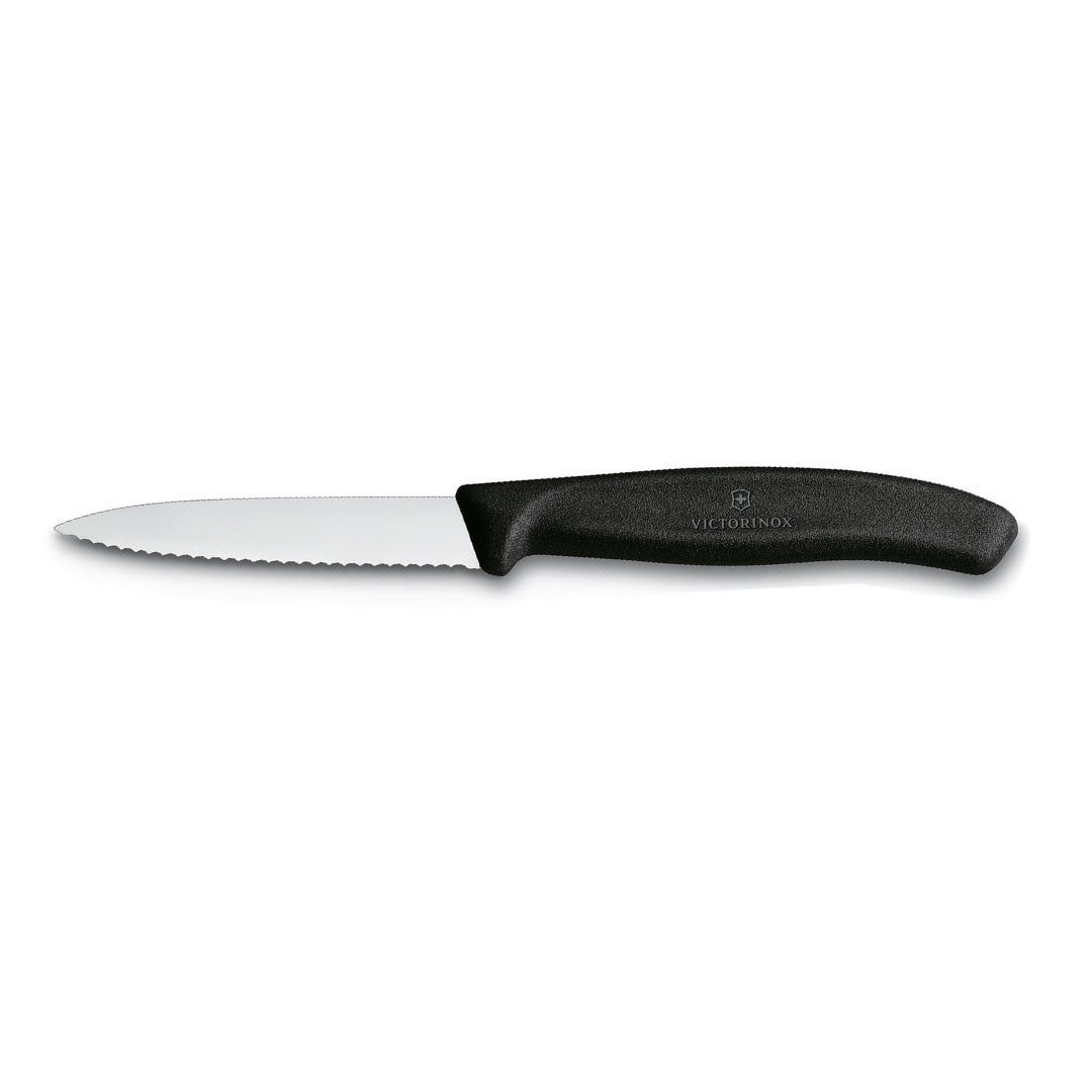 Victorinox Schilmes 8 cm RVS kartel set van 6 verschillende kleuren (zwart, rood, geel, oranje, roze, groen)