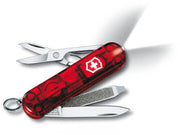 Victorinox Signature Lite Red Transparant Zakmes 7 functies