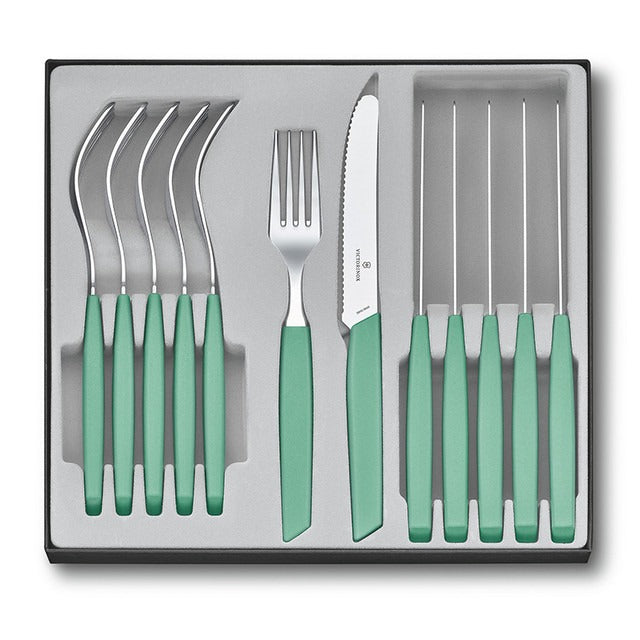 victorinox-swiss-modern-bestekset-12-delig-groen