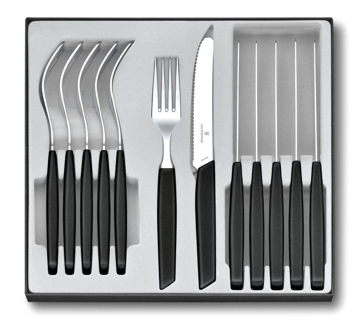 victorinox-swiss-modern-bestekset-12-delig-rvs-zwart