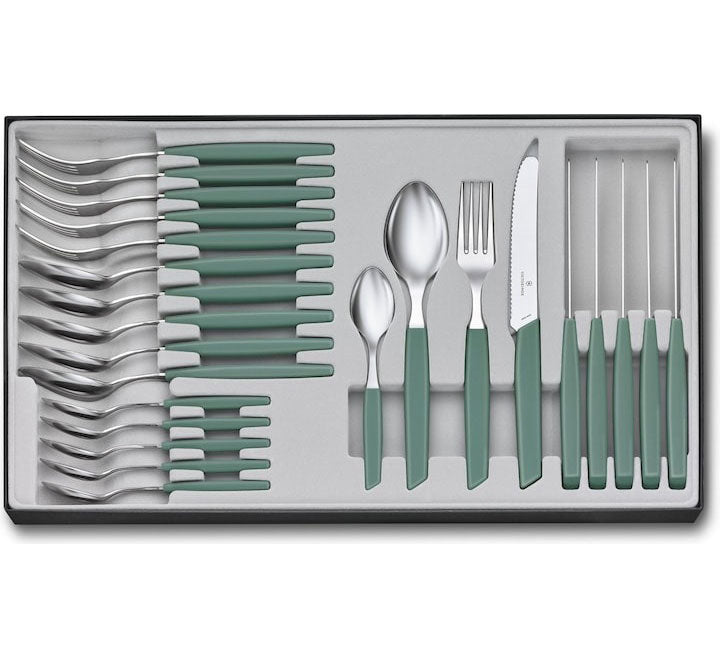 victorinox-swiss-modern-bestekset-24-delig-groen