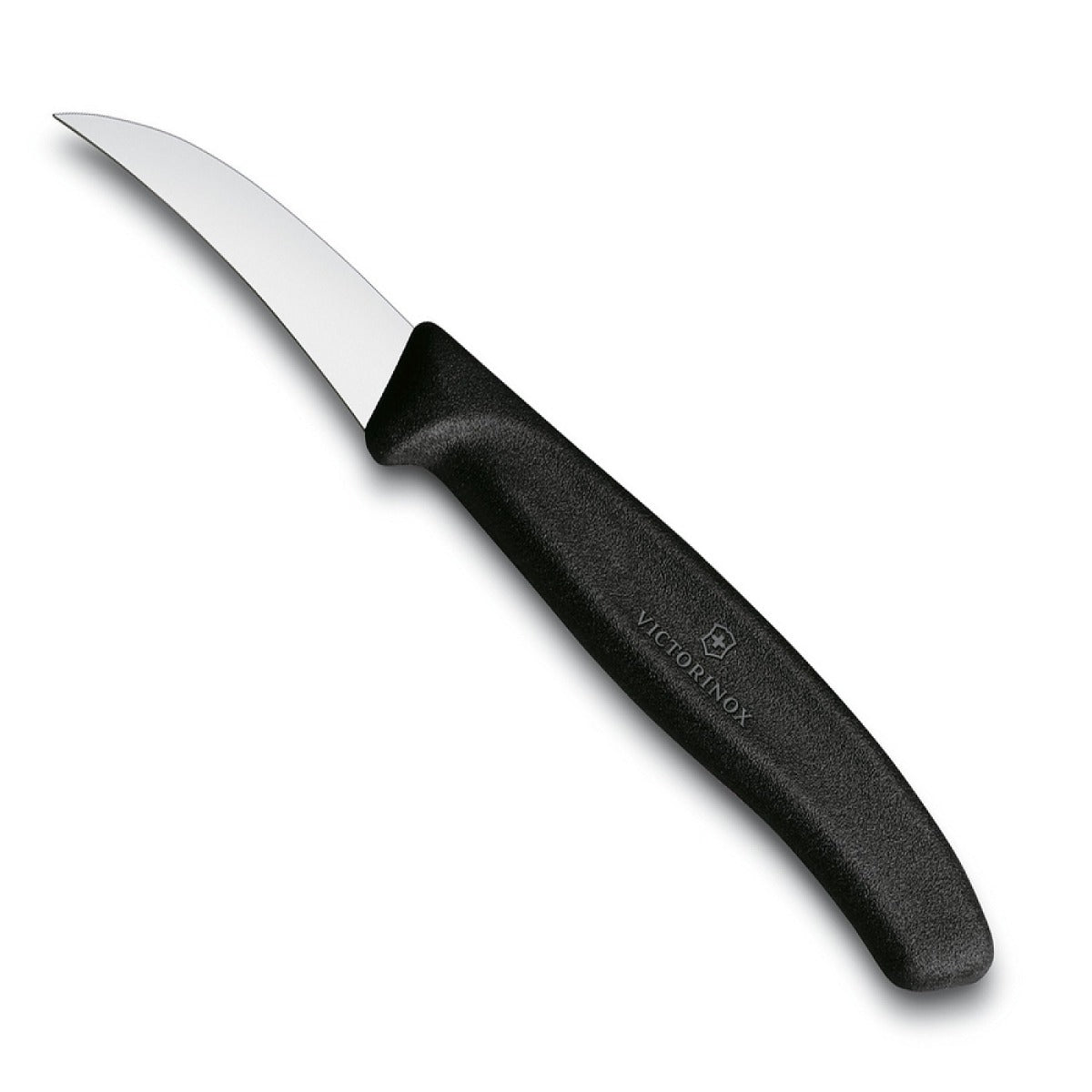zwart victorinox gebogen tourneermes van kunststof 6 cm
