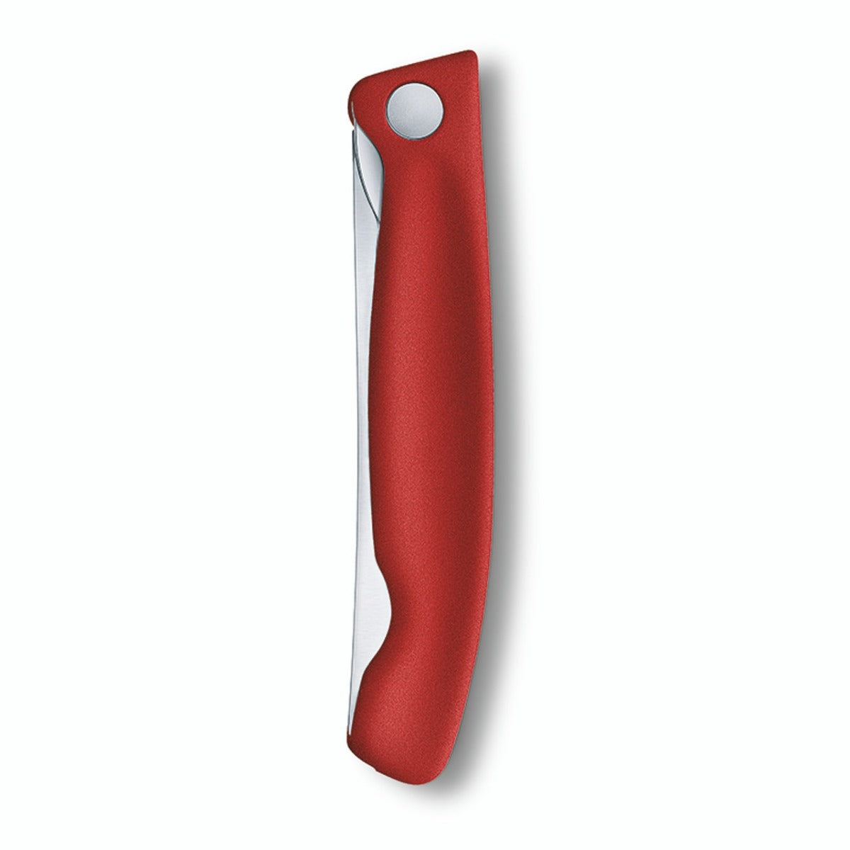 victorinox ingeklapt schilmes gekarteld 11 cm rood kunststof rvs lemmet