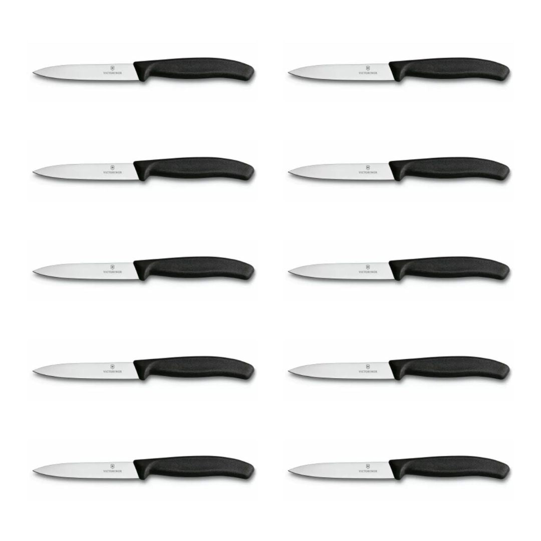 Victorinox Schilmes Zwart glad 10 stuks Combi Deal