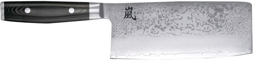 Yaxell Ran Chinees Koksmes 18 cm 69 laags roestvrij damast staal met canvas-micarta heft