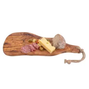 Bowls & Dishes Tapasplank Rustique Handvat Olijfhout 40 t/m 45 cm