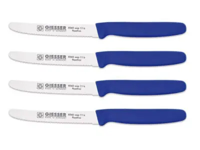 giesser steakmes blauw set van 4