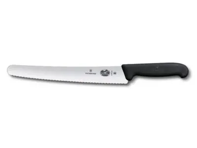 victorinox fibrox banketbakkersmes 26 cm rvs kunststof zwart
