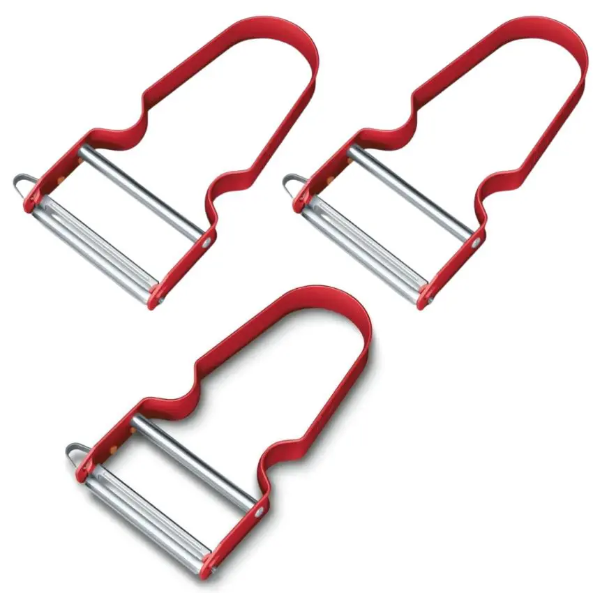 3 victorinox dunschillers rvs rood