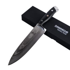 homizu damascus koksmes op doos