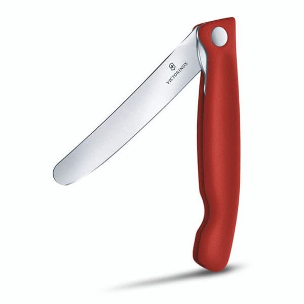victorinox half ingeklapt schilmes glad 11 cm rvs rood kunststof