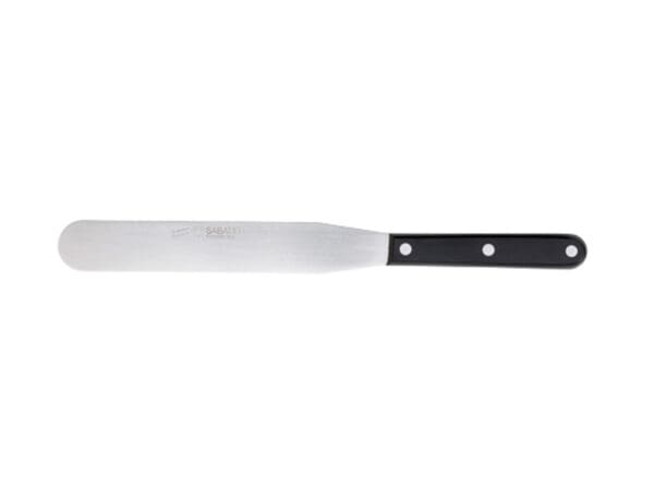 diamant sabatier spatel zwart rvs 20 cm