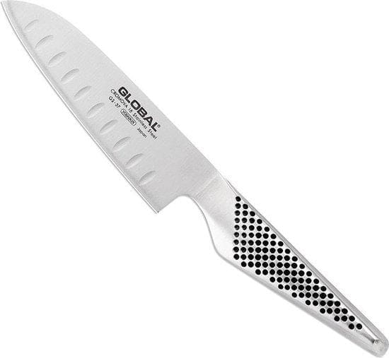 global gs90 santokumes met kuiltjes 13 cm rvs