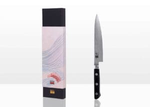KOTAI Hashi Damascus Keukenmes naast geschenkverpakking