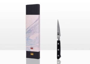 KOTAI Hashi Damascus Schilmes naast de geschenkverpakking