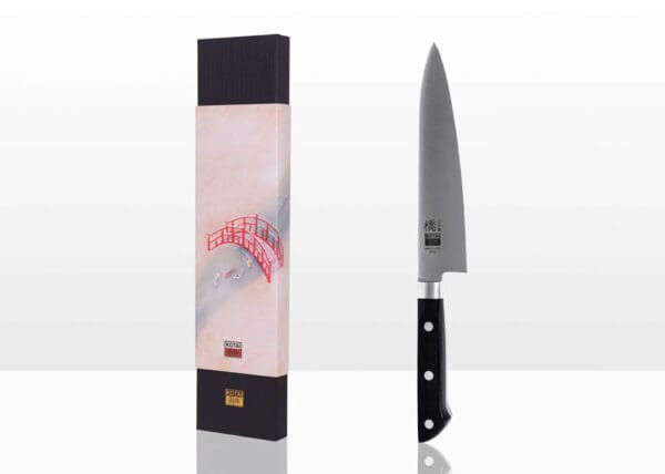 KOTAI Hashi Koksmes Gyuto met 18 cm lemmet en zwart heft