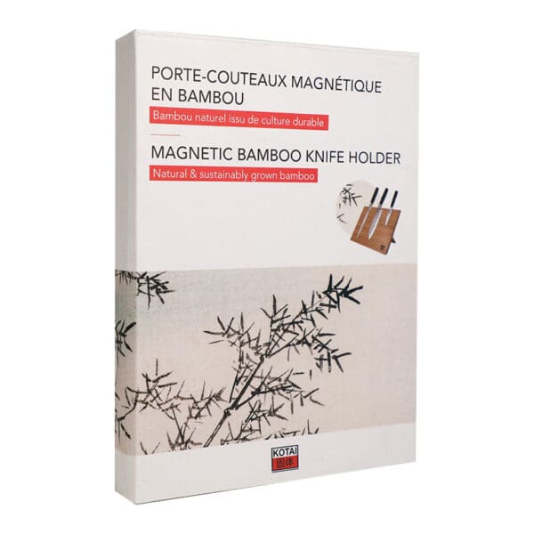 KOTAI Magnetische Bamboe Messenhouder