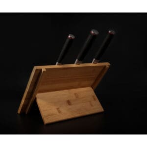 KOTAI Magnetische Bamboe Messenhouder