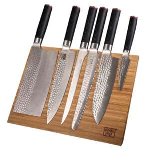 KOTAI Magnetische Bamboe Messenhouder
