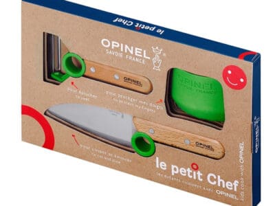 opinel le petit chef kindermessenset 3 delig groen in doos