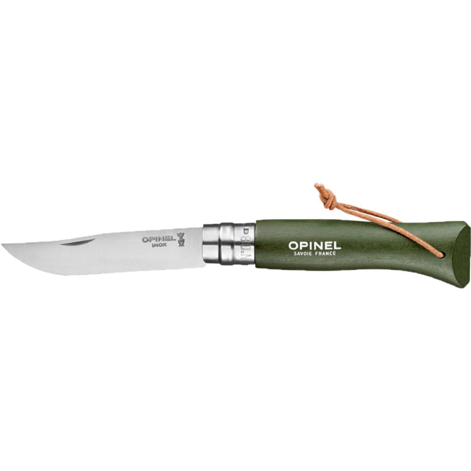 opinel zakmes n08 rvs met koord