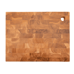 point virgule snijplank van teakhout