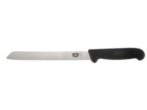 victorinox fibrox broodmes 21 cm rvs kunststof zwart