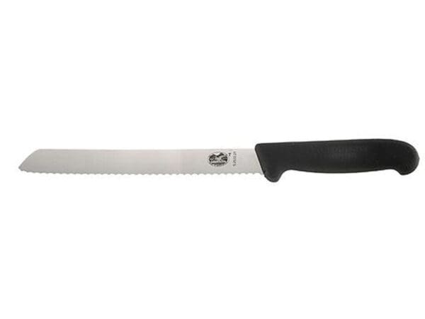 victorinox fibrox broodmes 21 cm rvs kunststof zwart