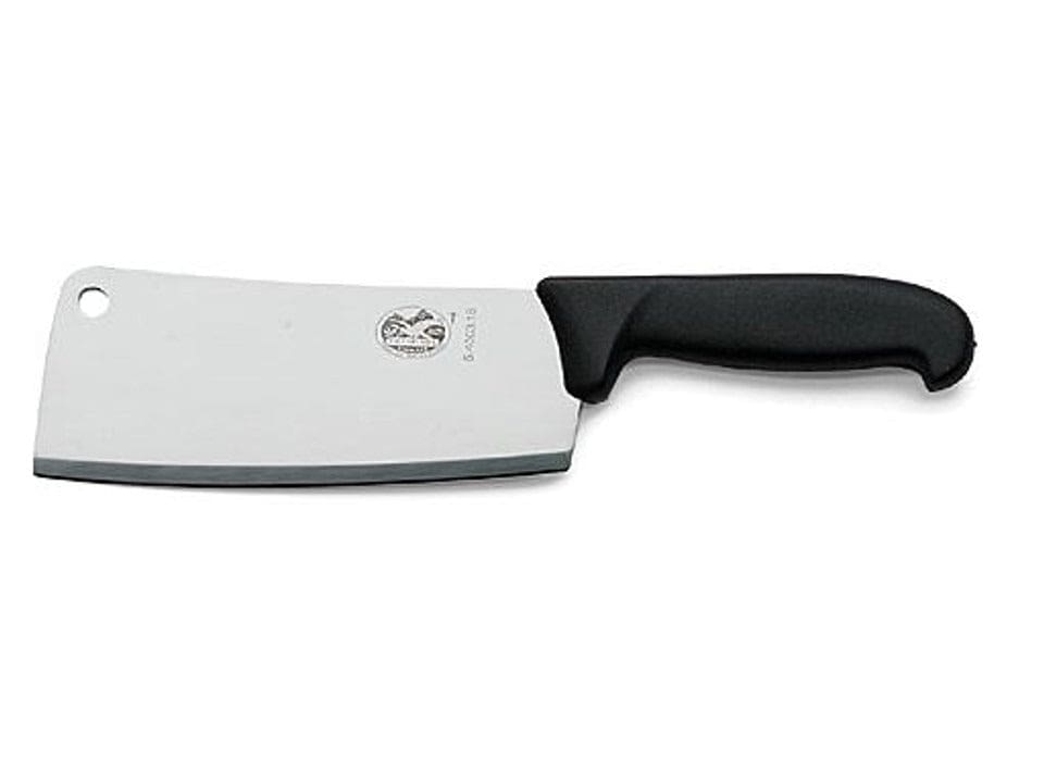 victorinox fibrox hakmes rvs zwart kunststof 18 cm