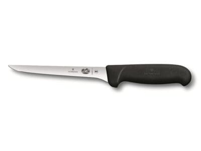 victorinox fibrox uitbeenmes rvs zwart kunststof 15 cm