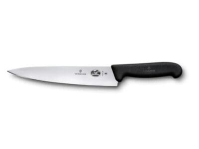victorinox fibrox koksmes rvs zwart kunststof 22 cm