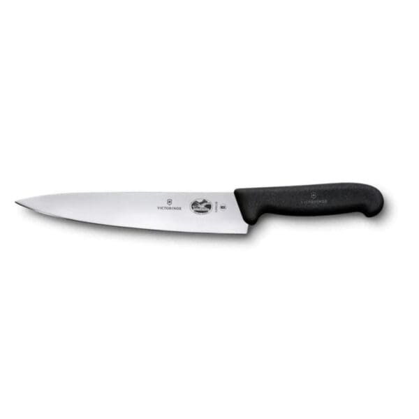 victorinox fibrox koksmes rvs zwart kunststof 22 cm