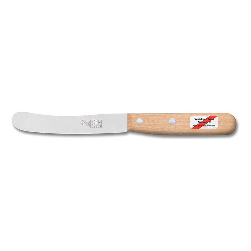 Robert Herder ontbijtmes roodbeuken RVS 10 cm blister