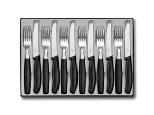 Victorinox Swiss Classic tafelbestek 12-delig zwart