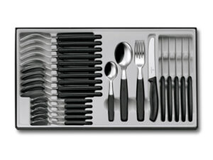 Victorinox Swiss Classic tafelbestek 24-delig zwart