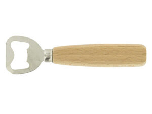 Homeco flesopeners 2 stuks hout skinkaart