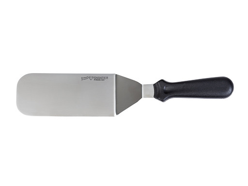 Diamant Sabatier geknikte bakspaan RVS zwart 24 cm skinkaart