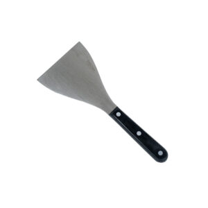 Diamant Sabatier plaatmes en schraper RVS zwart POM