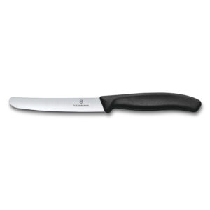 Victorinox Swiss Classic tafelmes zwart 11 cm blister