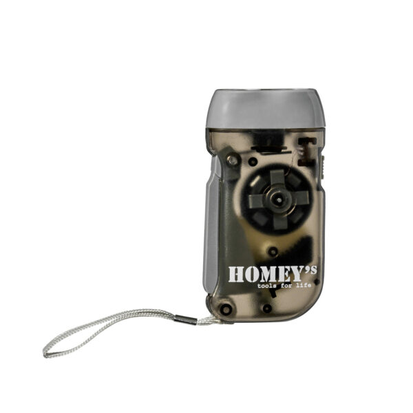 Homey's Volta opwindbare zaklamp grijs 100 mm – levertijd 3–5 werkdagen